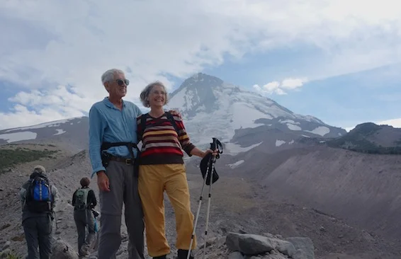 Doug and Janet on the hike. What a beautiful day! 