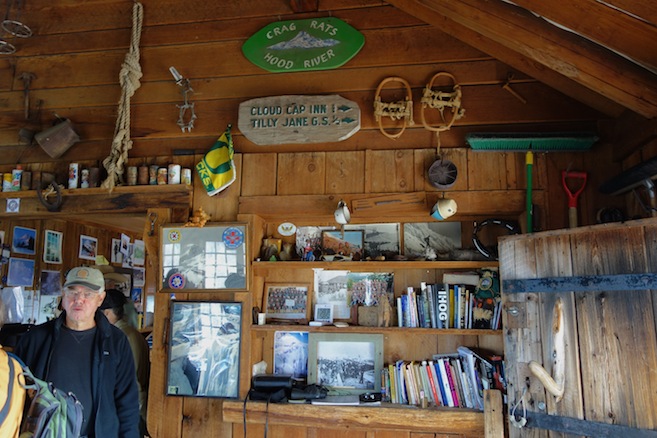 Larry in the dining area of the Inn, full of memorabilia going back over 100 years. Right now a group called the Crag Rats maintain the Inn.