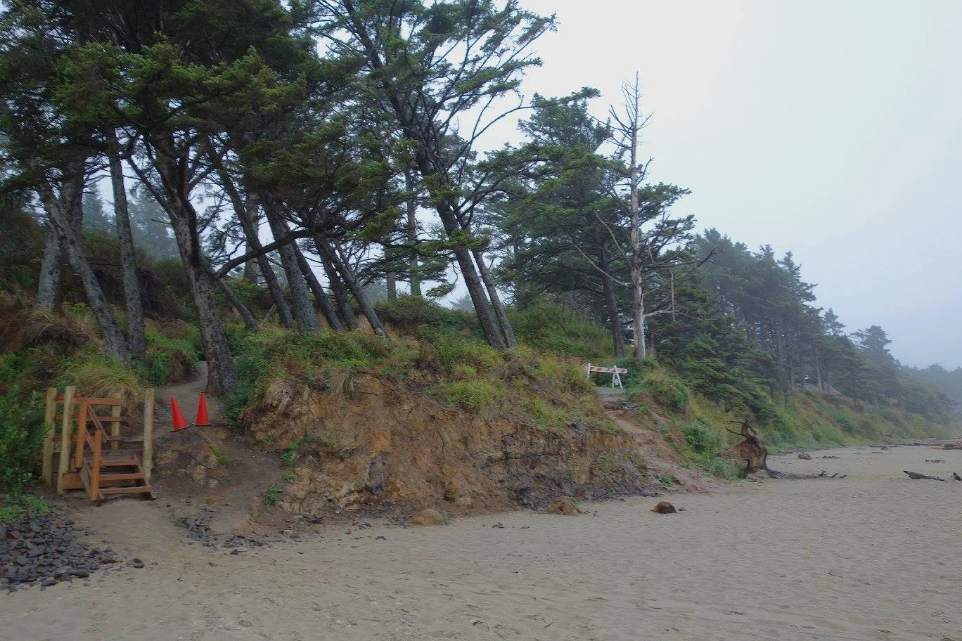 Landslide that happened last November at Arcadia Beach on the northern Oregon Coast.