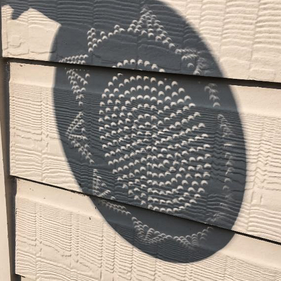The colander camera obscura.