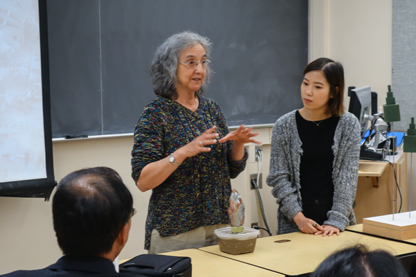 Sheila and translator Wang Zishan.