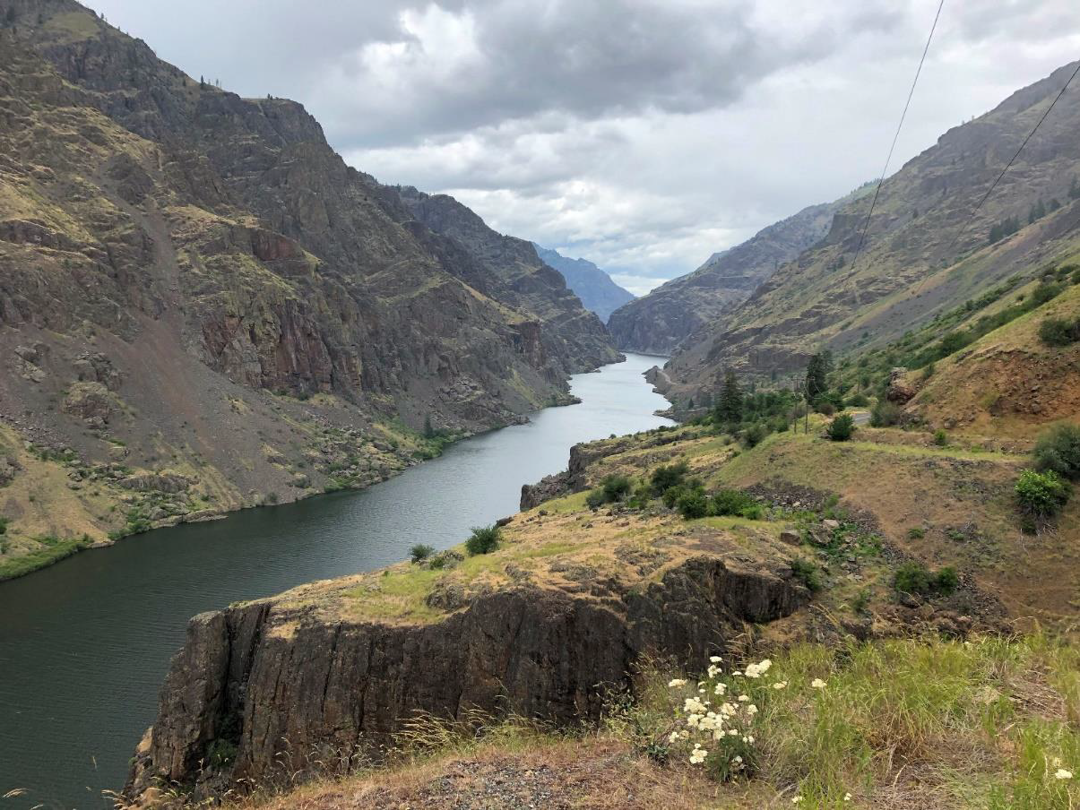 This shot taken from the Black Point area showcases the rugged beauty of Hells Canyon.