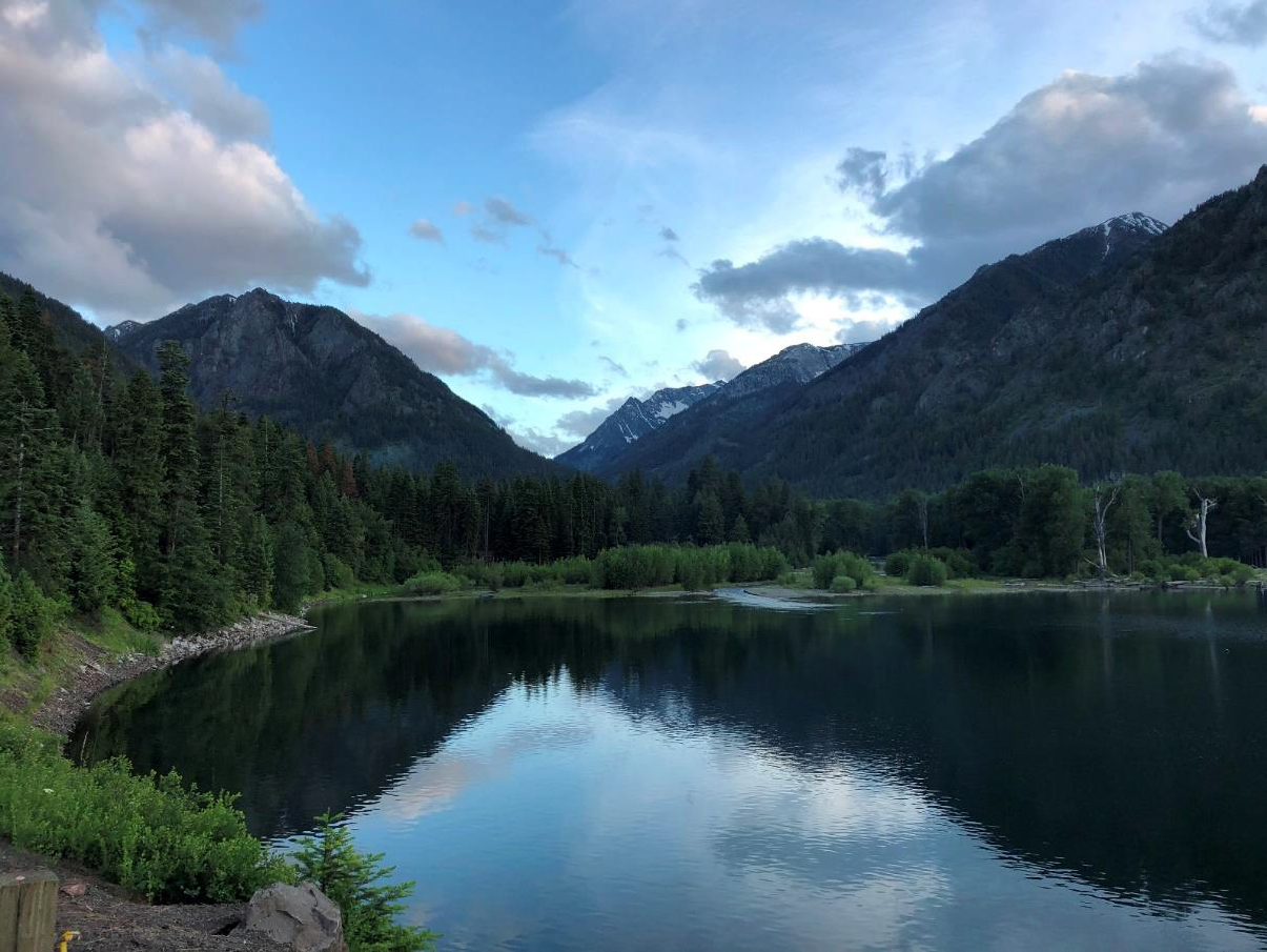 The sun finally set on the end of a fine trip to the Wallowas.