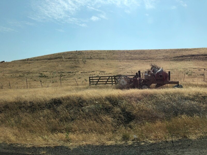  Is this a hill we passed on our race to Ellensburg made of Thorp gravel? (Former Yakima riverbed) We may never know! 