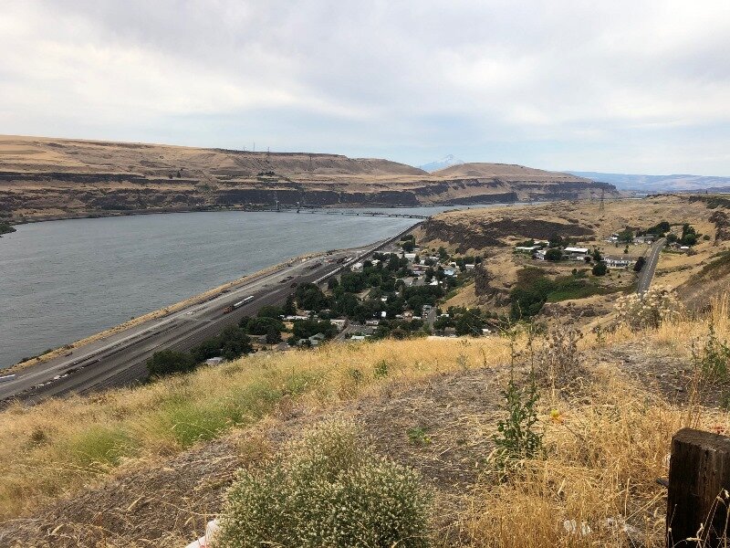  Looking west from Wishram Heights 