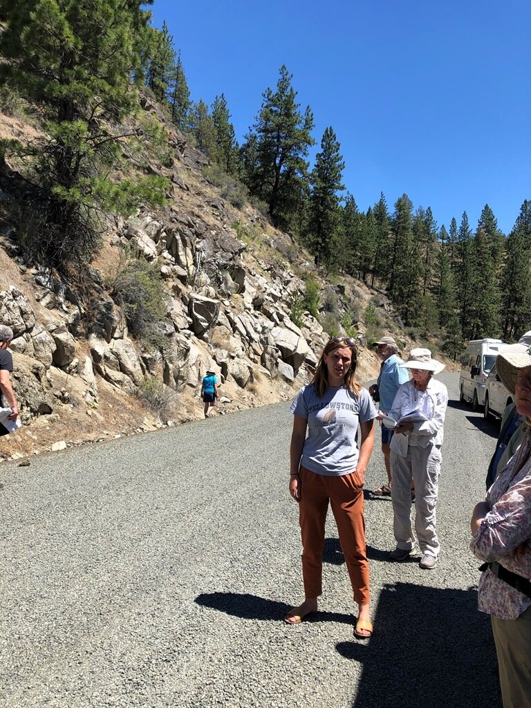  Stop 2 is an outcrop of tonalite from a stitching pluton in the Baker terrane area 