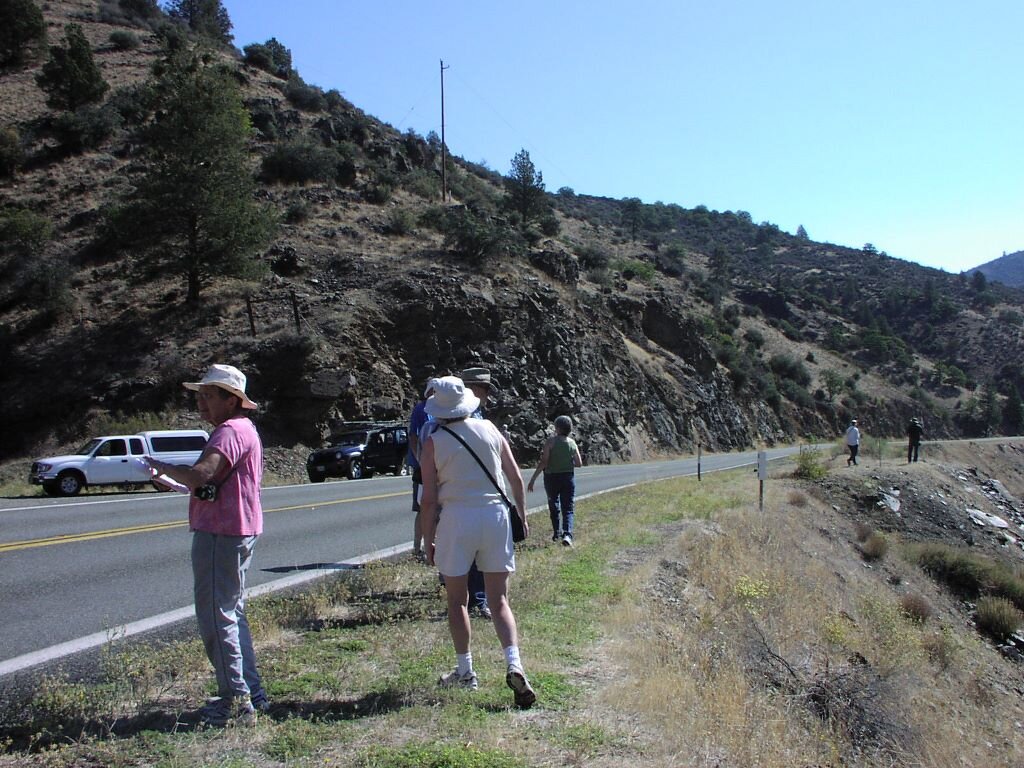  Hitting the outcrop during the Klamath River trip, 2007. 