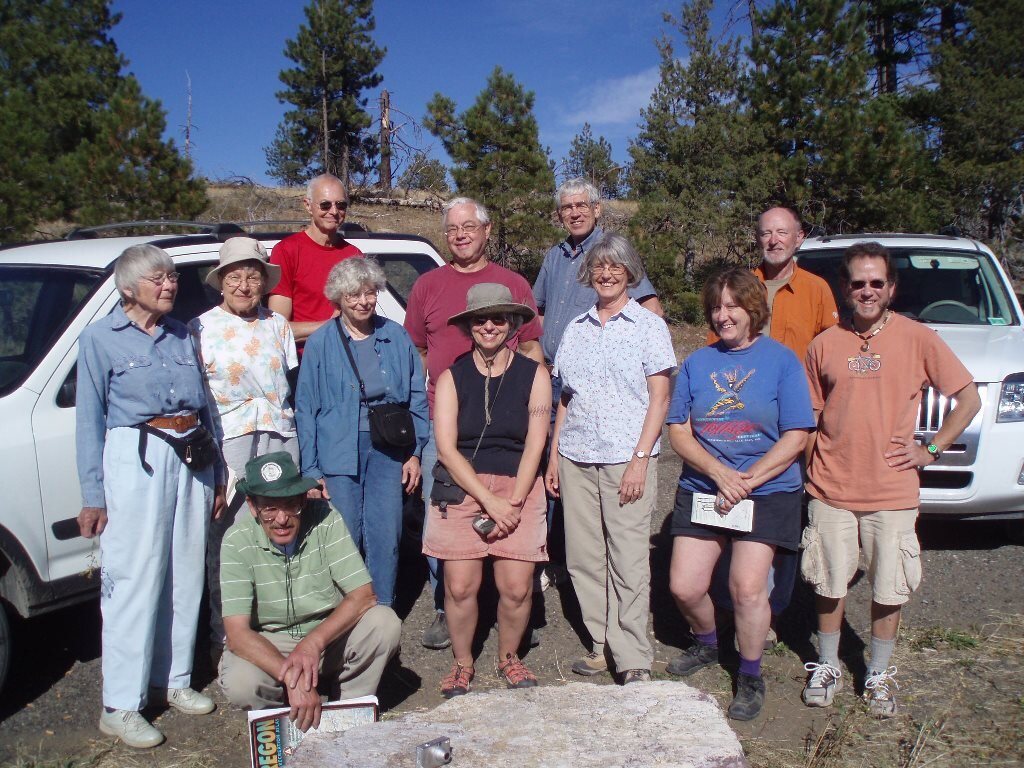  Group photo north of Sumpter Valley, 2008. 