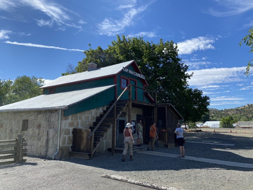  We stopped at the Kam-Wah-Chung State Park to see one of the oldest buildings in Oregon and the oldest Chinese-American business in the Northwest, built in 1865. It served the Chinese residents who came to work mining gold in Eastern Oregon during t