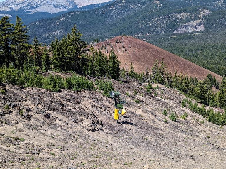  Cinder cone on the north side of Mt Bachelor 