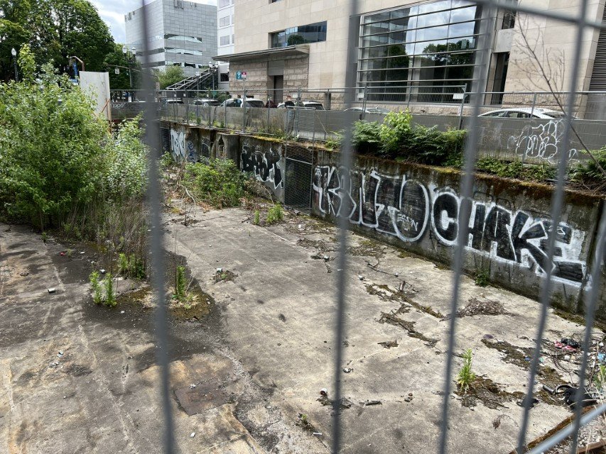  You can still see remnants of the tunnel system under some of the sites. 