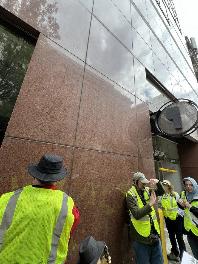  Participants gather at the 1000 Broadway Building. 