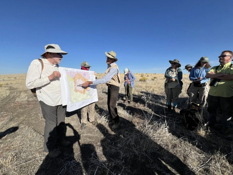  Dave explains the features of the Central Crater Complex. 