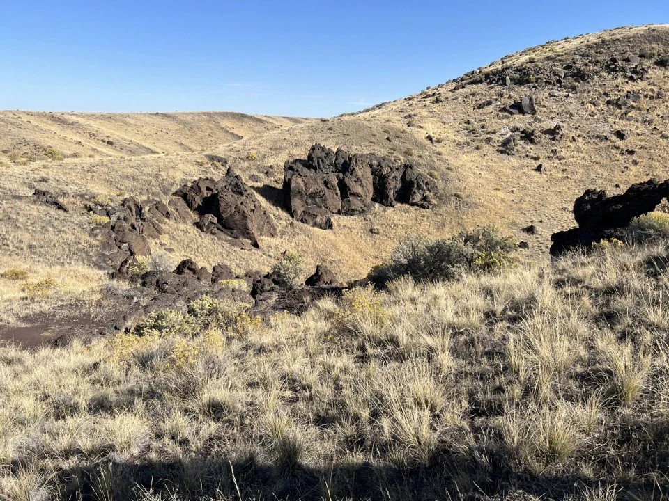  The outcrop of surface lava remained in place after the steam explosion. 