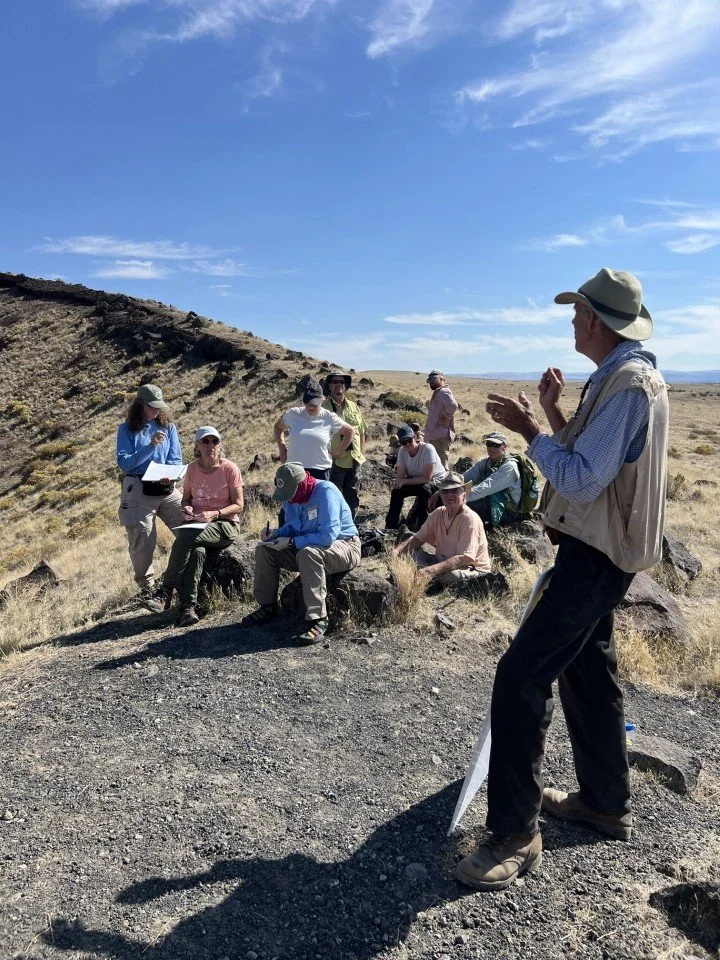  Dave takes ideas from the group for the crater formation. 