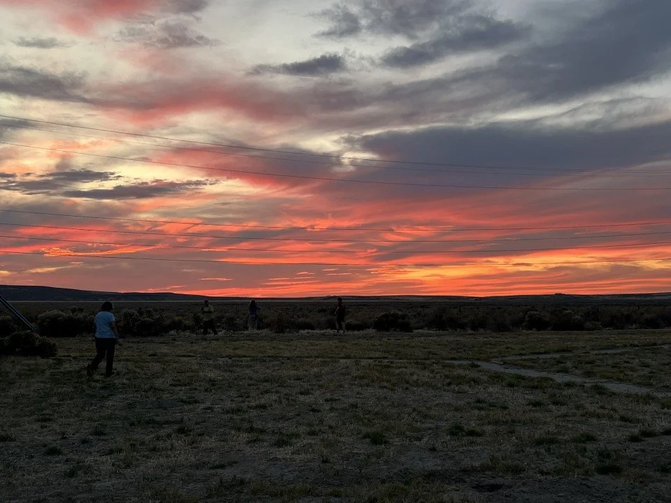  Beautiful sunset the last night of the trip. 