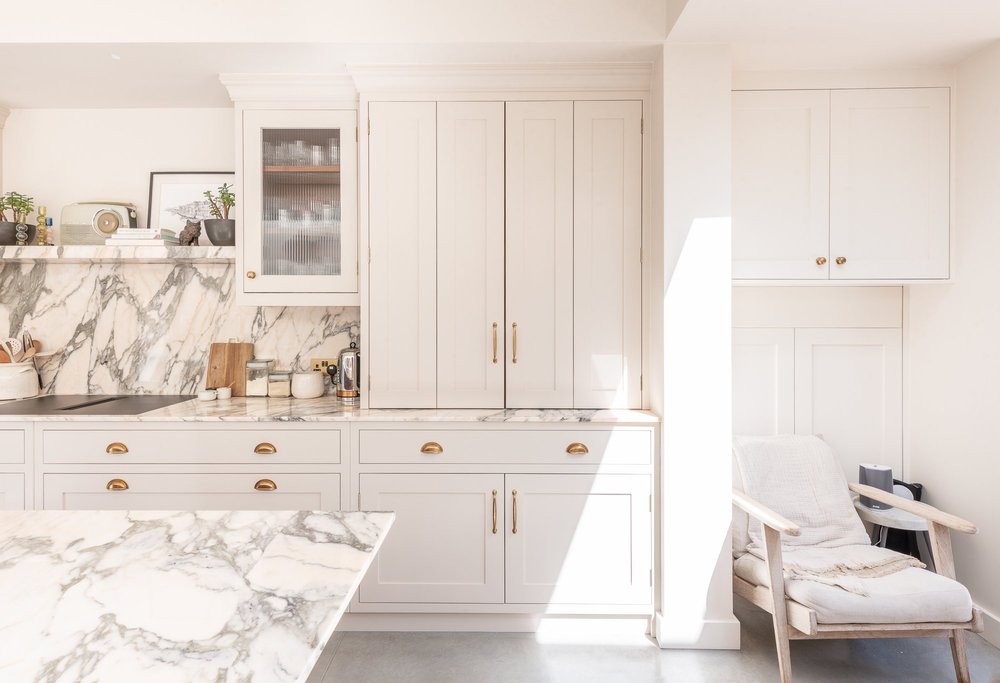 The Fulham Walnut Island Kitchen — Herringbone House