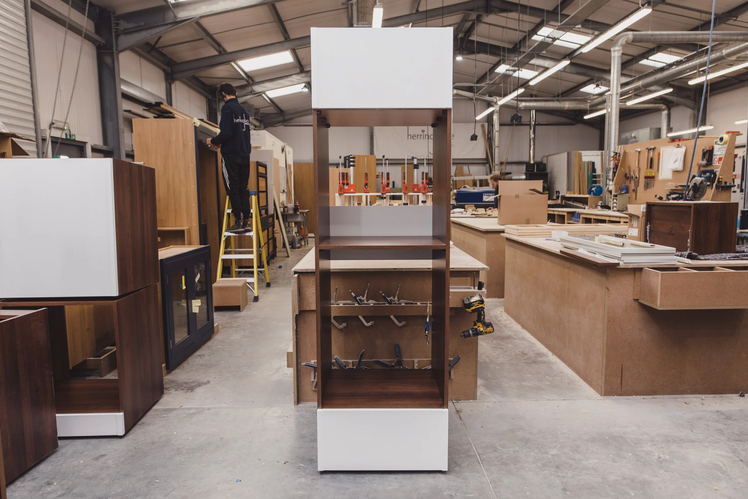 Oven + Microwave Tower Unit — Herringbone Kitchens