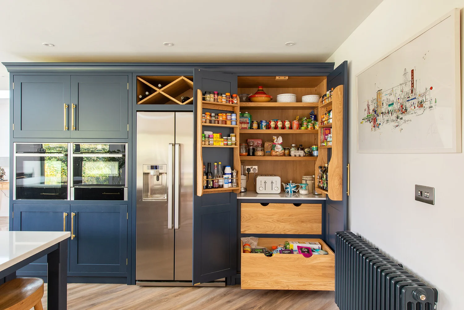 Canterbury Blue Kitchen — Herringbone House