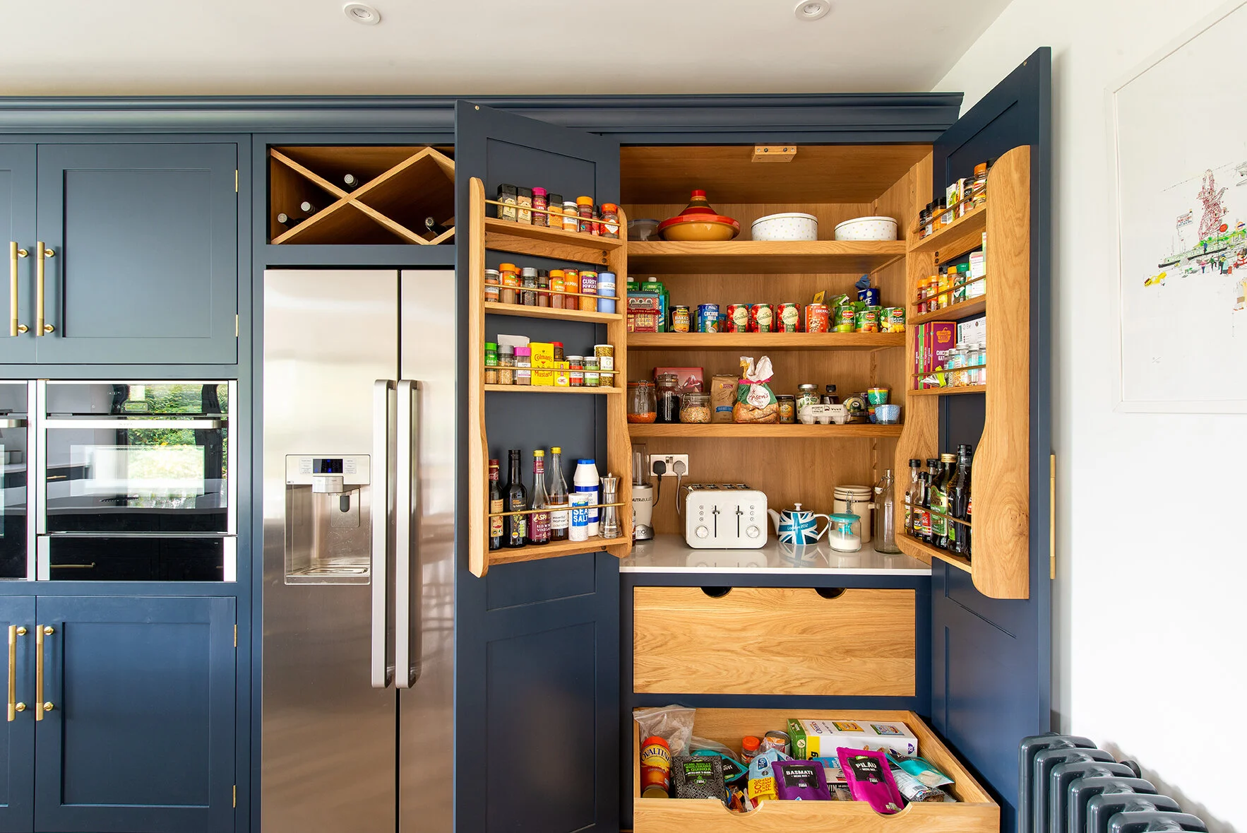 Canterbury Blue Kitchen — Herringbone House