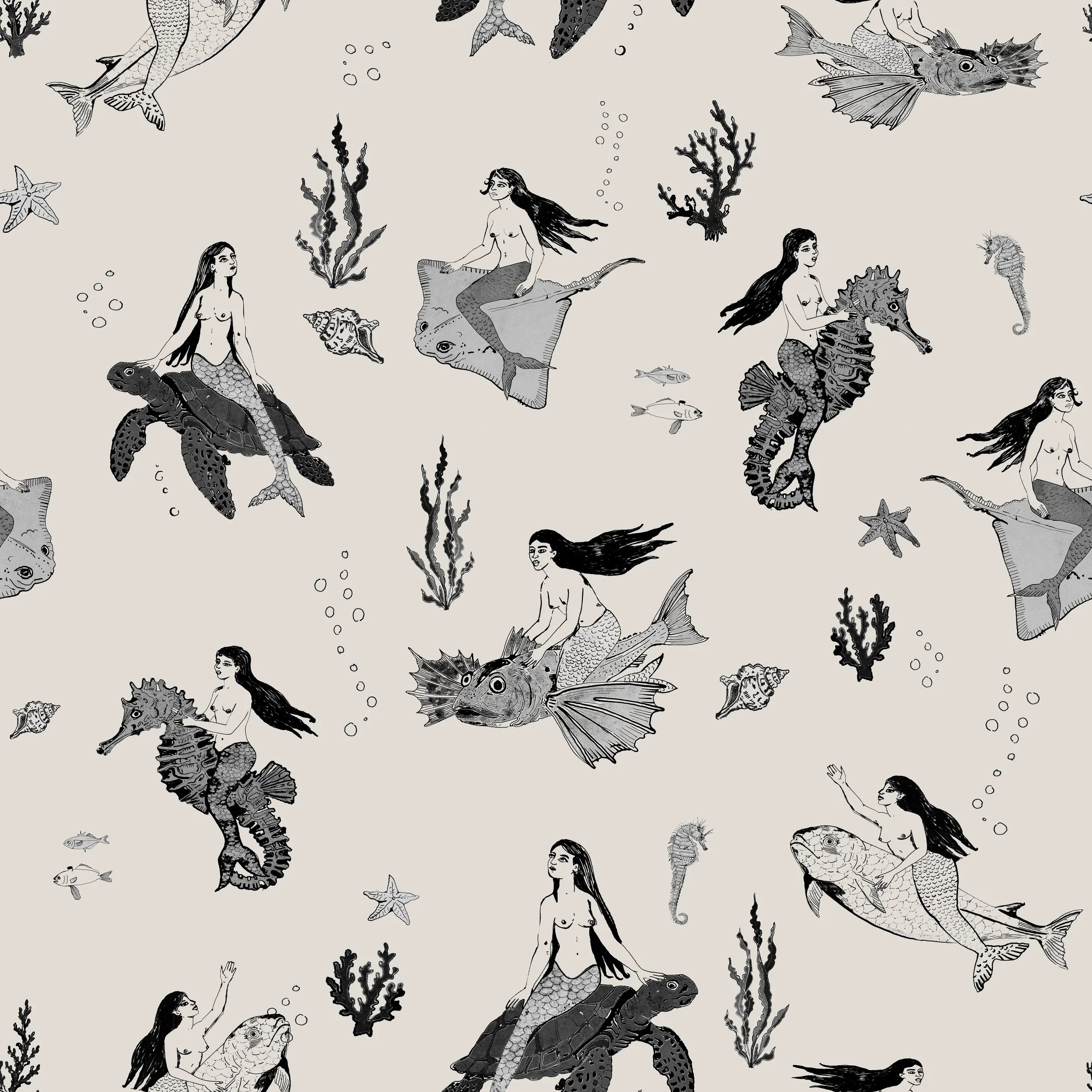 Mermaid Games Wallpaper