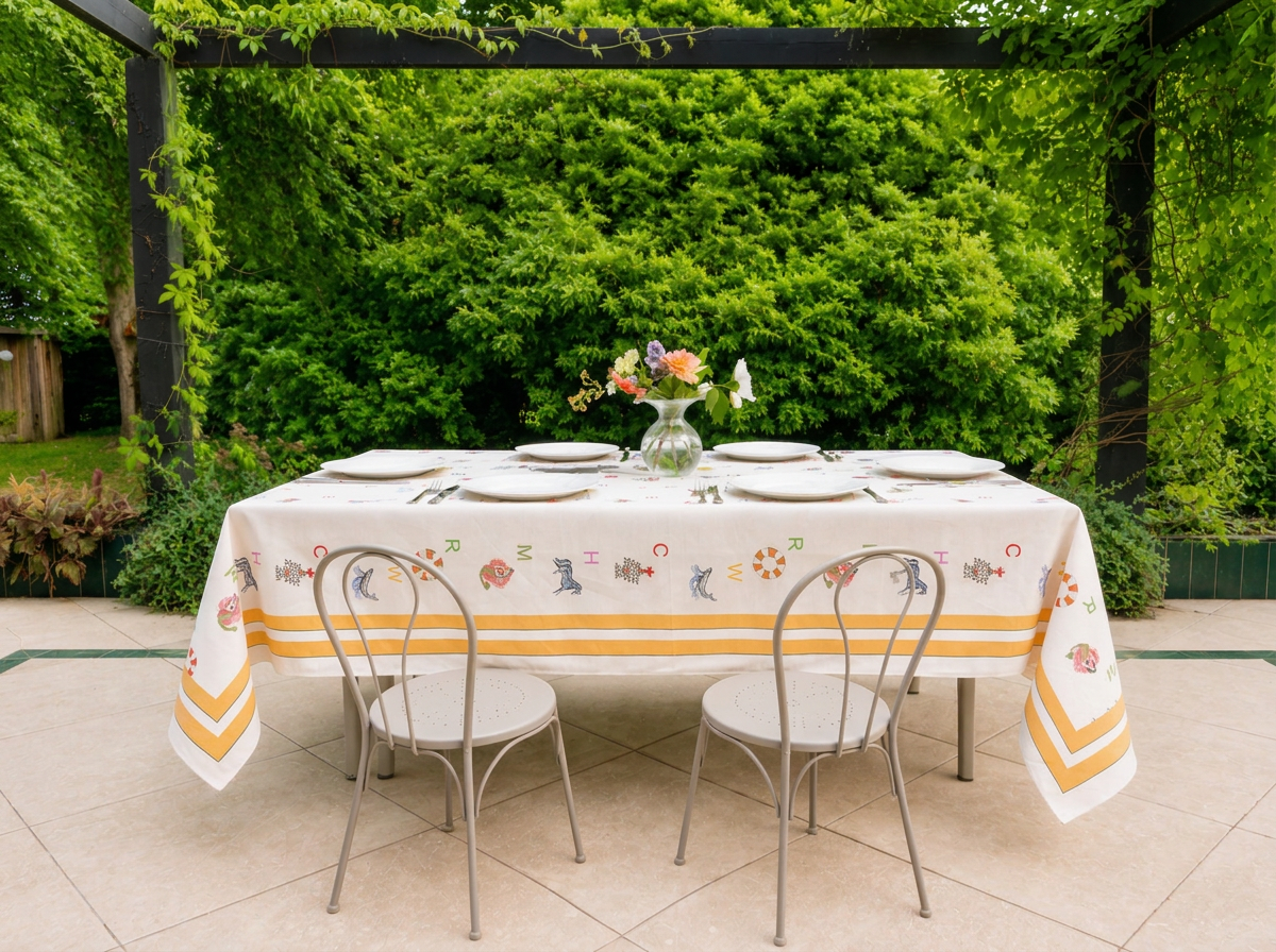 ABC Tea Party Tablecloth