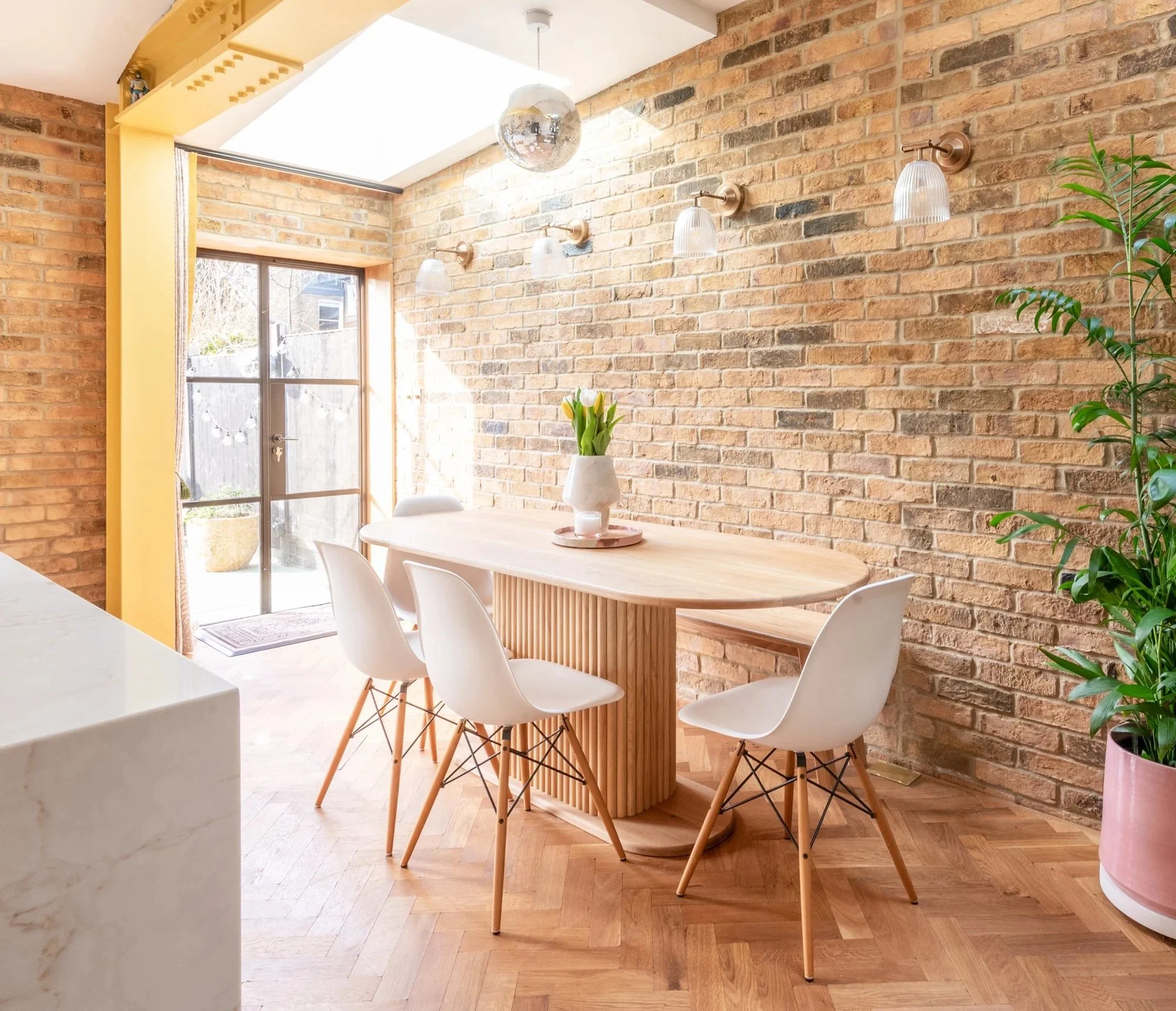 The Reeded Surfboard Table