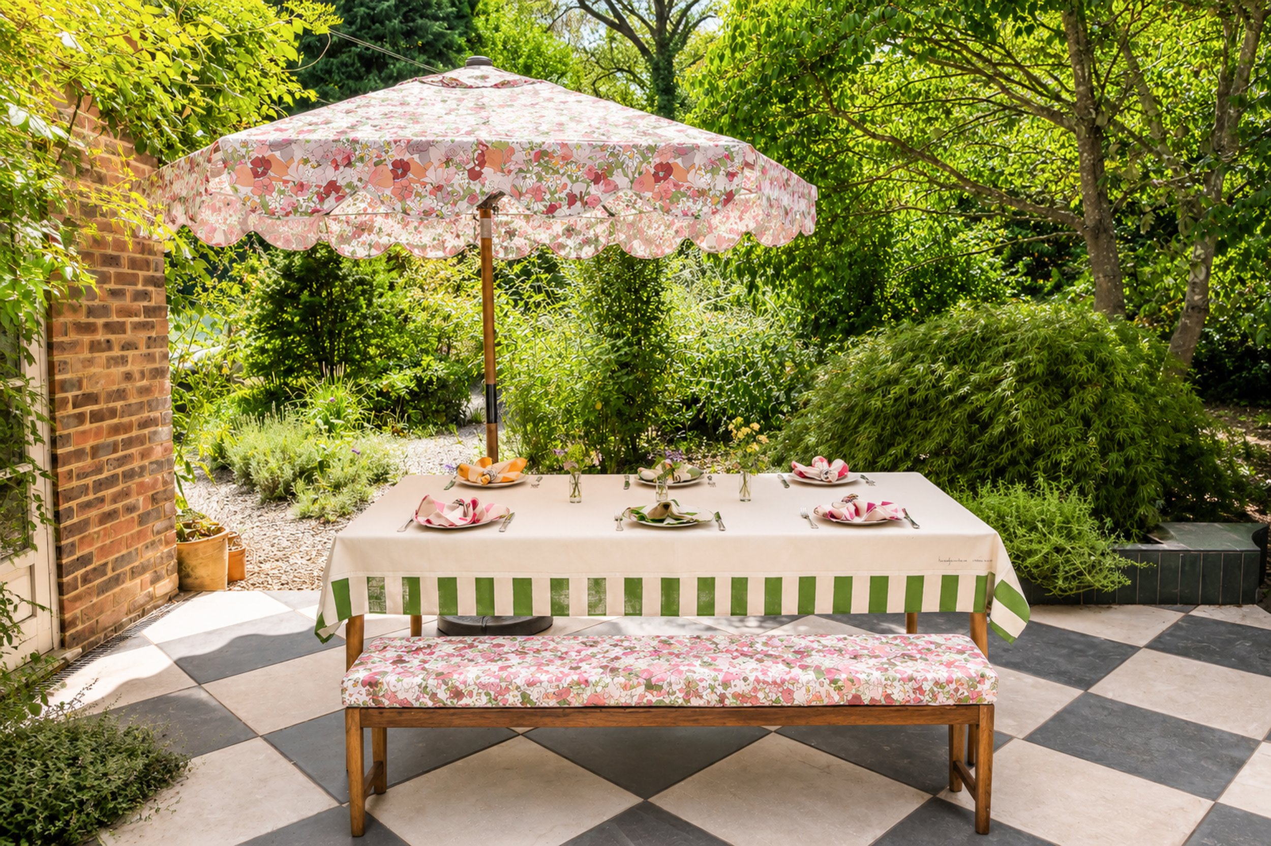 Checkered Tablecloth