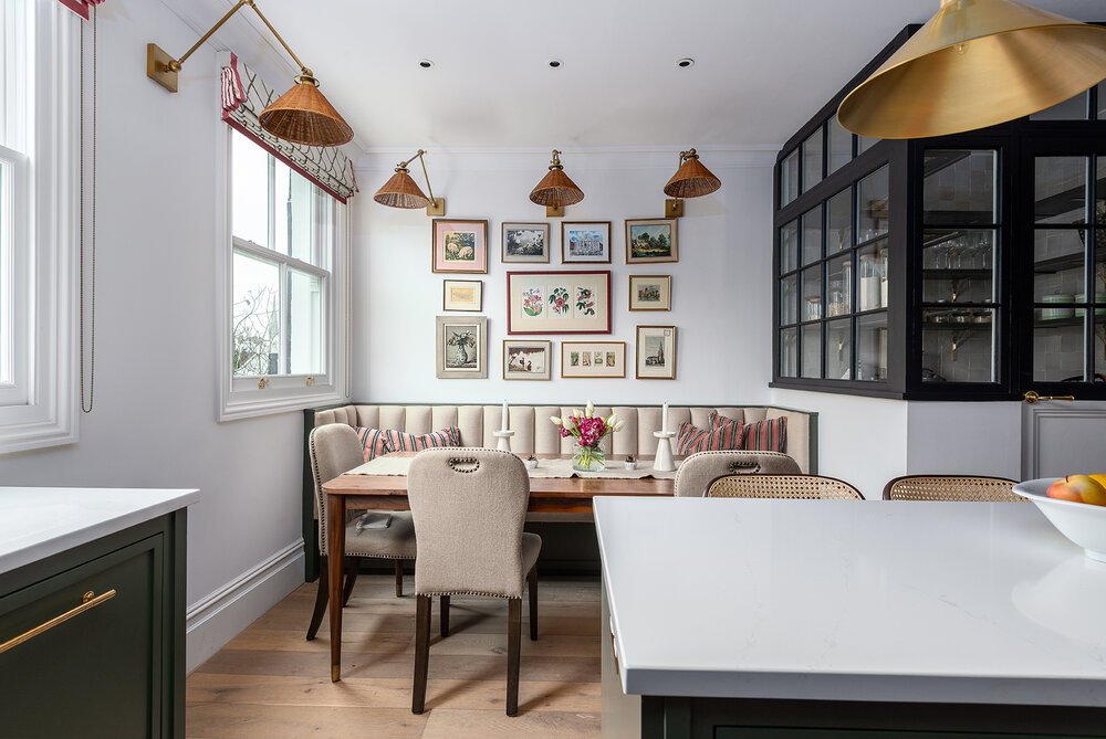 Alternative Ideas To Kitchen Islands, Small Kitchen Islands With Banquette Seating And Storage