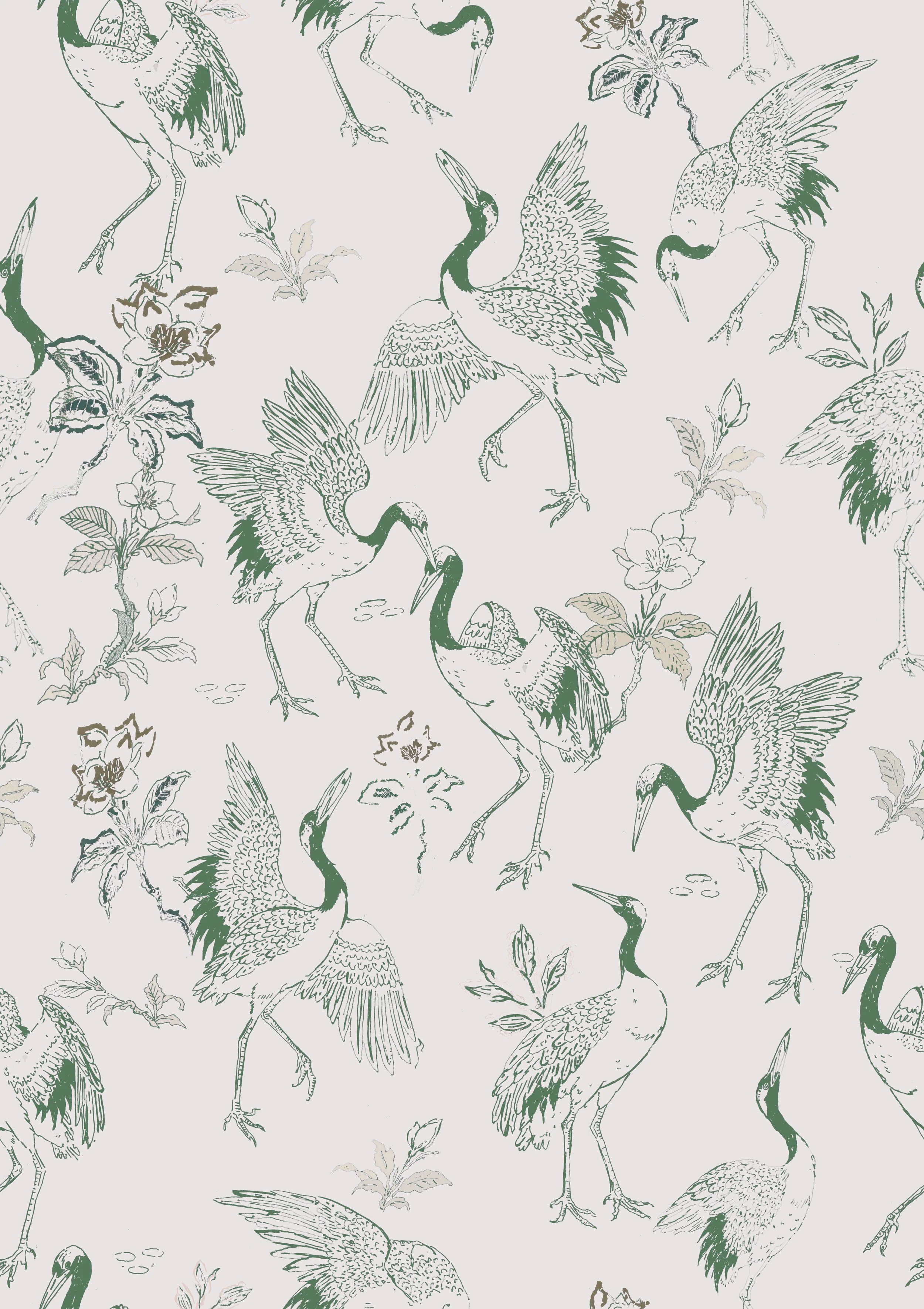 WW-CRNE-04_DancingCranes_GreenOnCream_52x73cm.jpg
