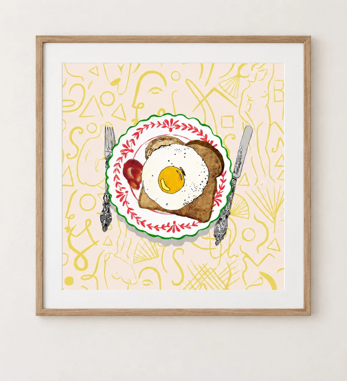 egg and bacon plate in a frame for web.jpg