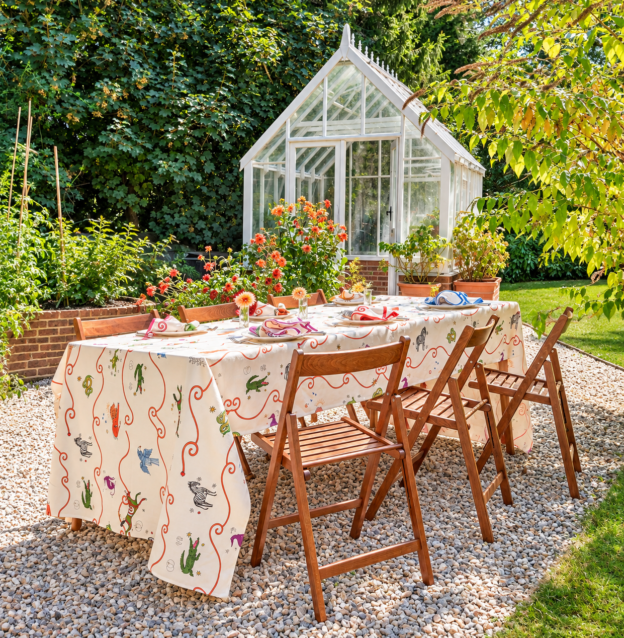 Curious Creatures Tablecloth