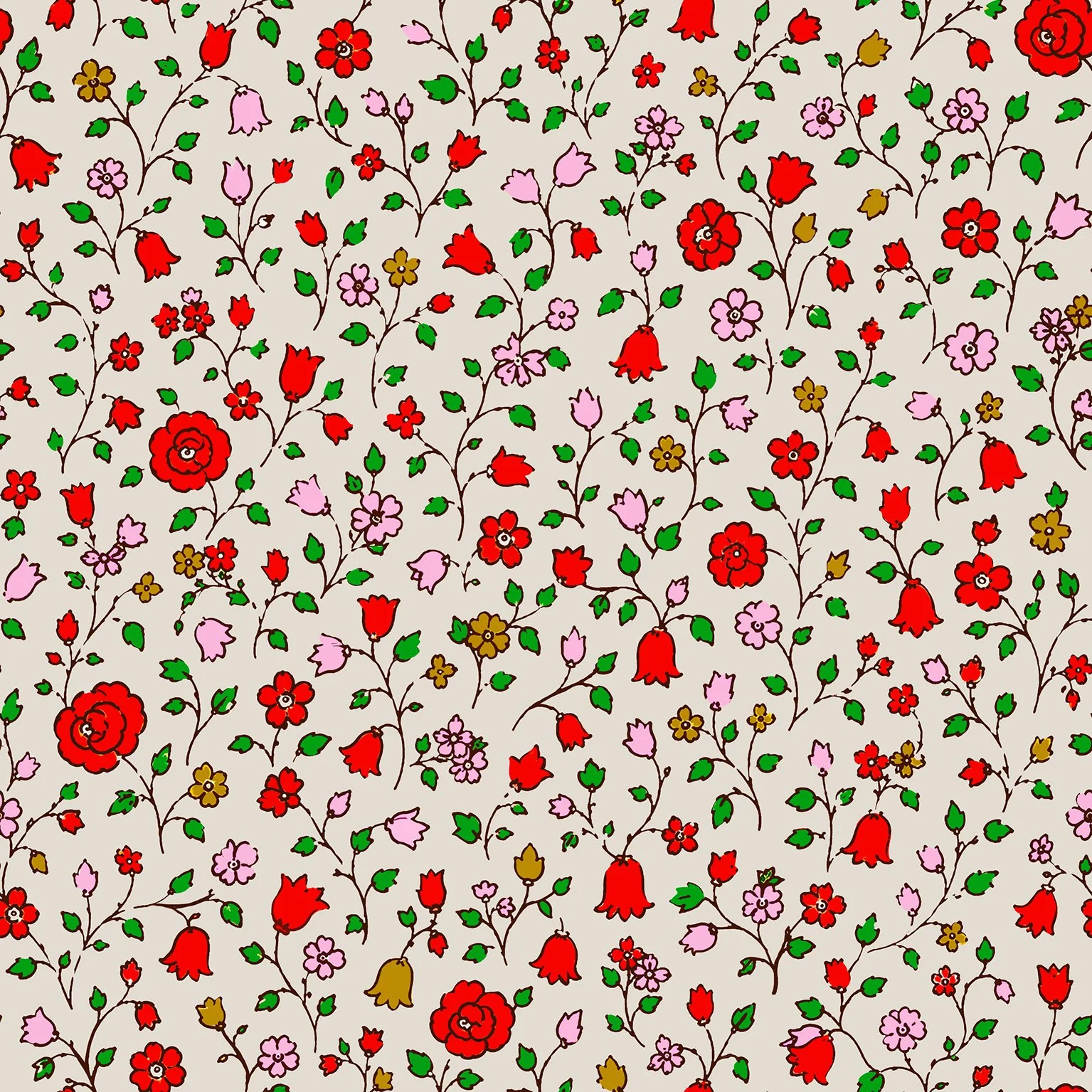 Itsy Ditsy Floral Wallpaper