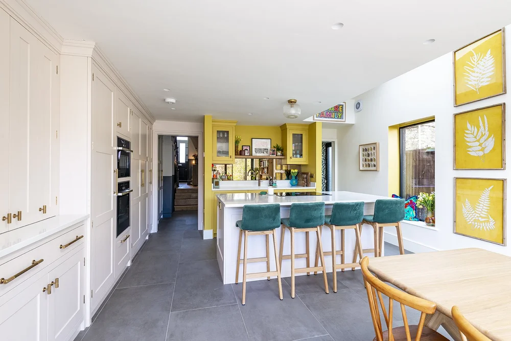 Dulwich Yellow Kitchen — Herringbone House