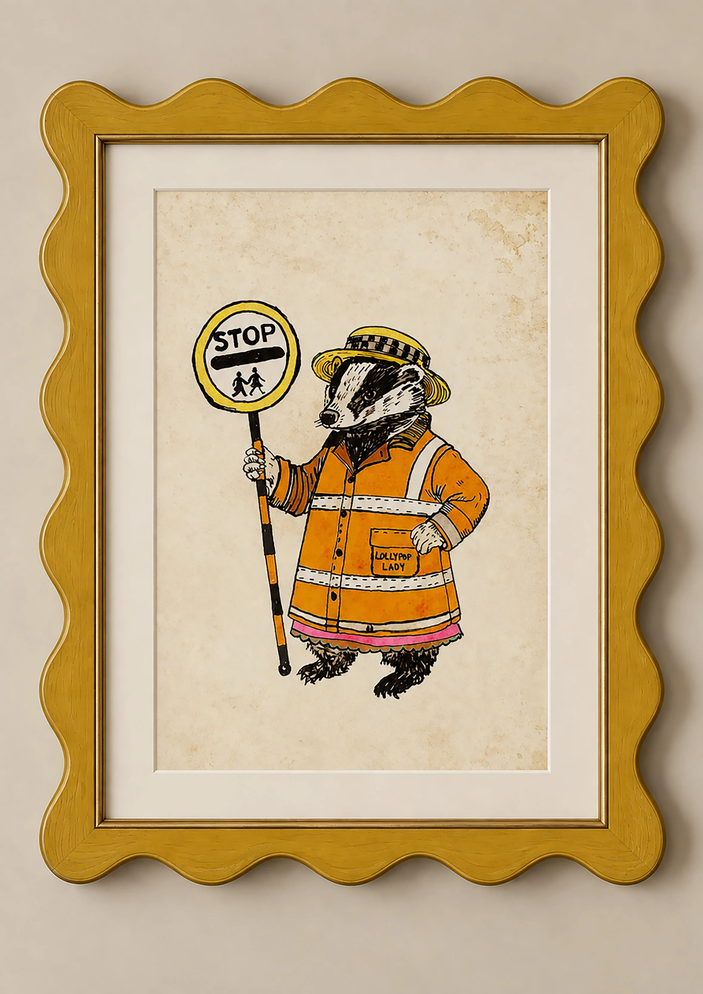 badger lollypop lady_in frame.jpg