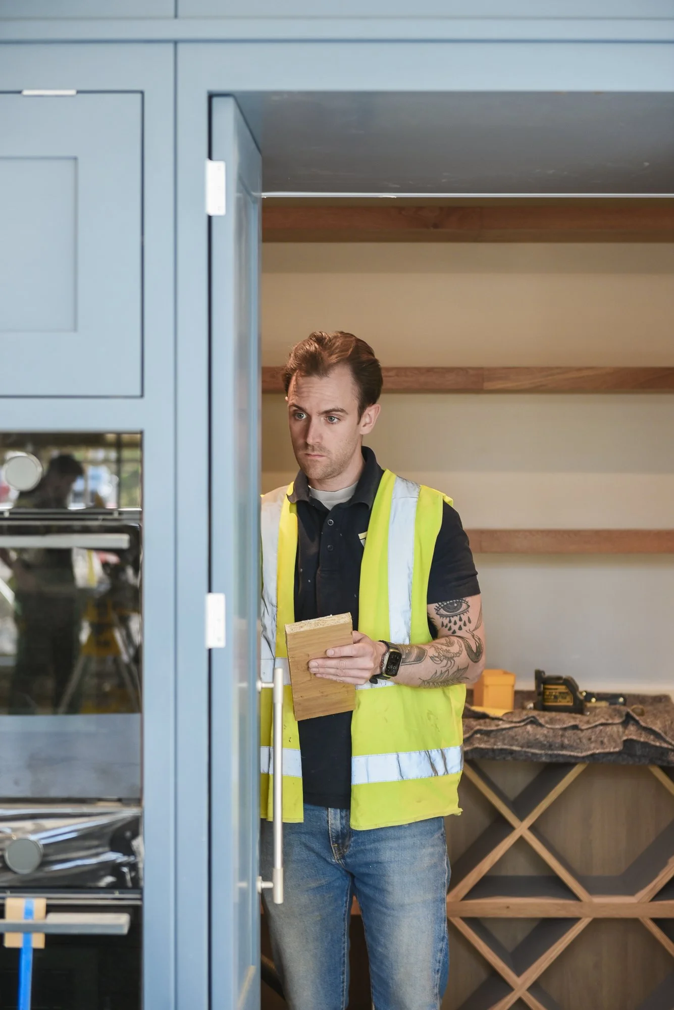 Herringbone House Installation