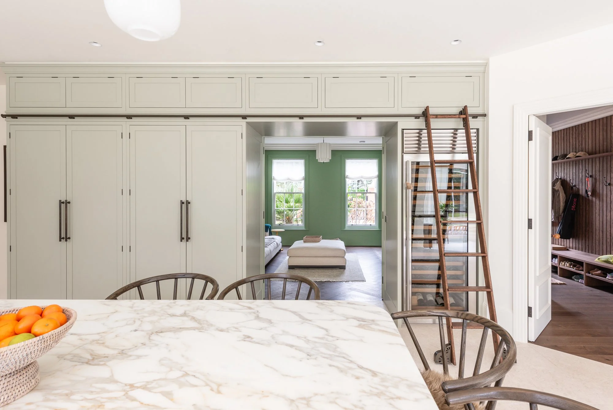 Herringbone House Kitchen Renovation Ladder