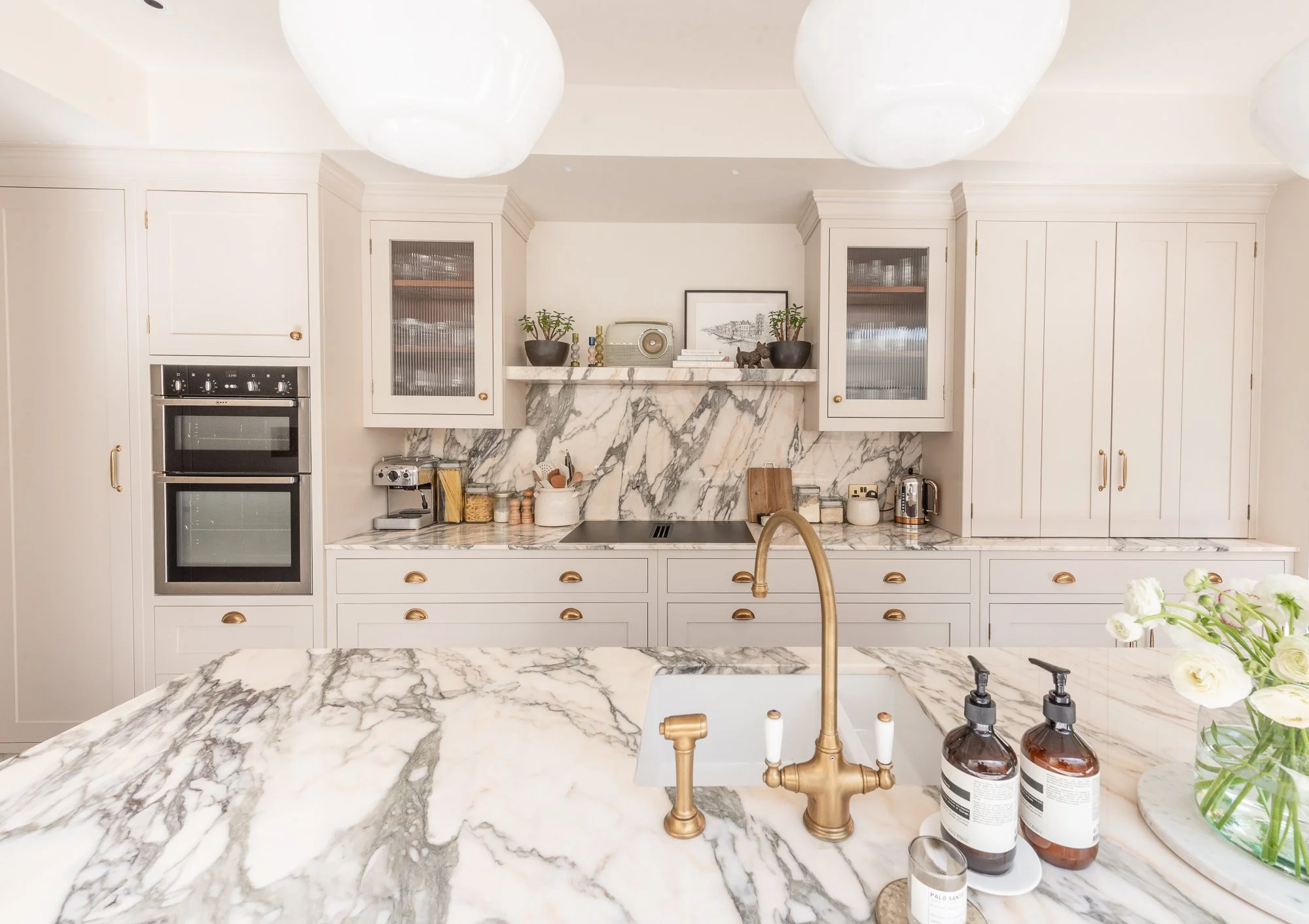 The Fulham Walnut Island Kitchen — Herringbone House