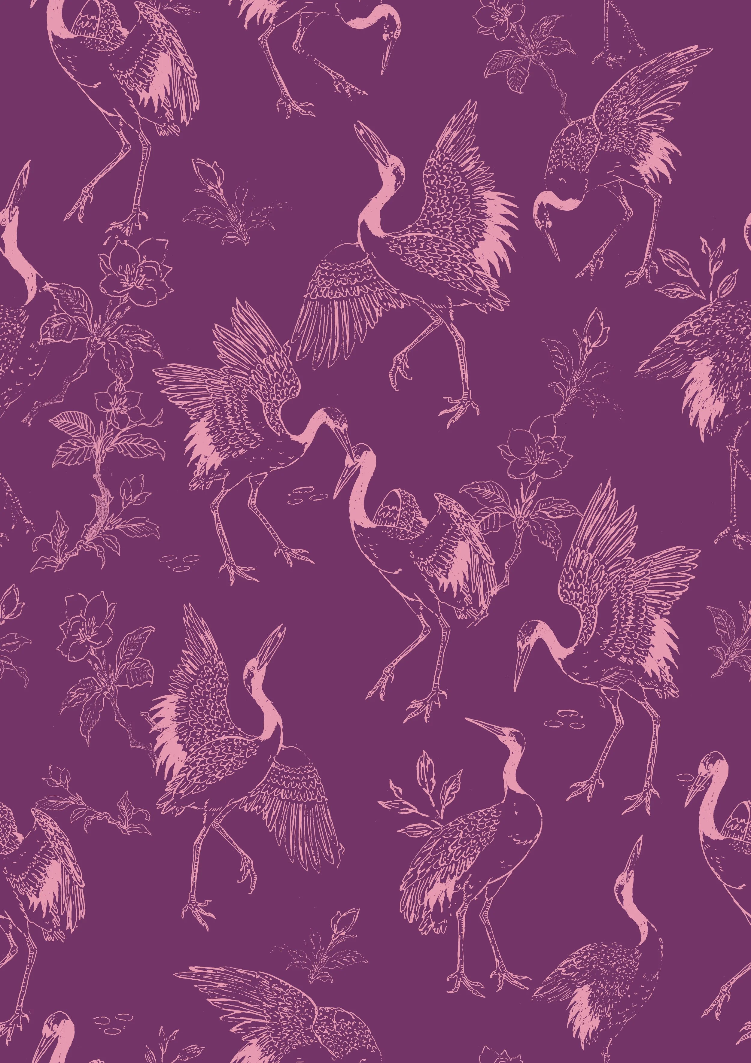 WW-CRNE-08_DancingCranes_Purple_52x73cm.jpg