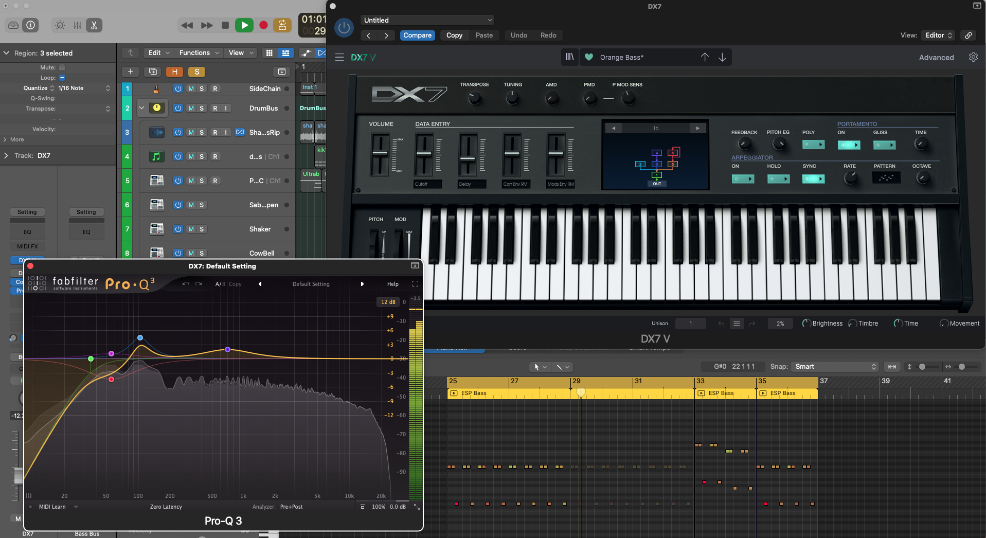 DX7 effects chain