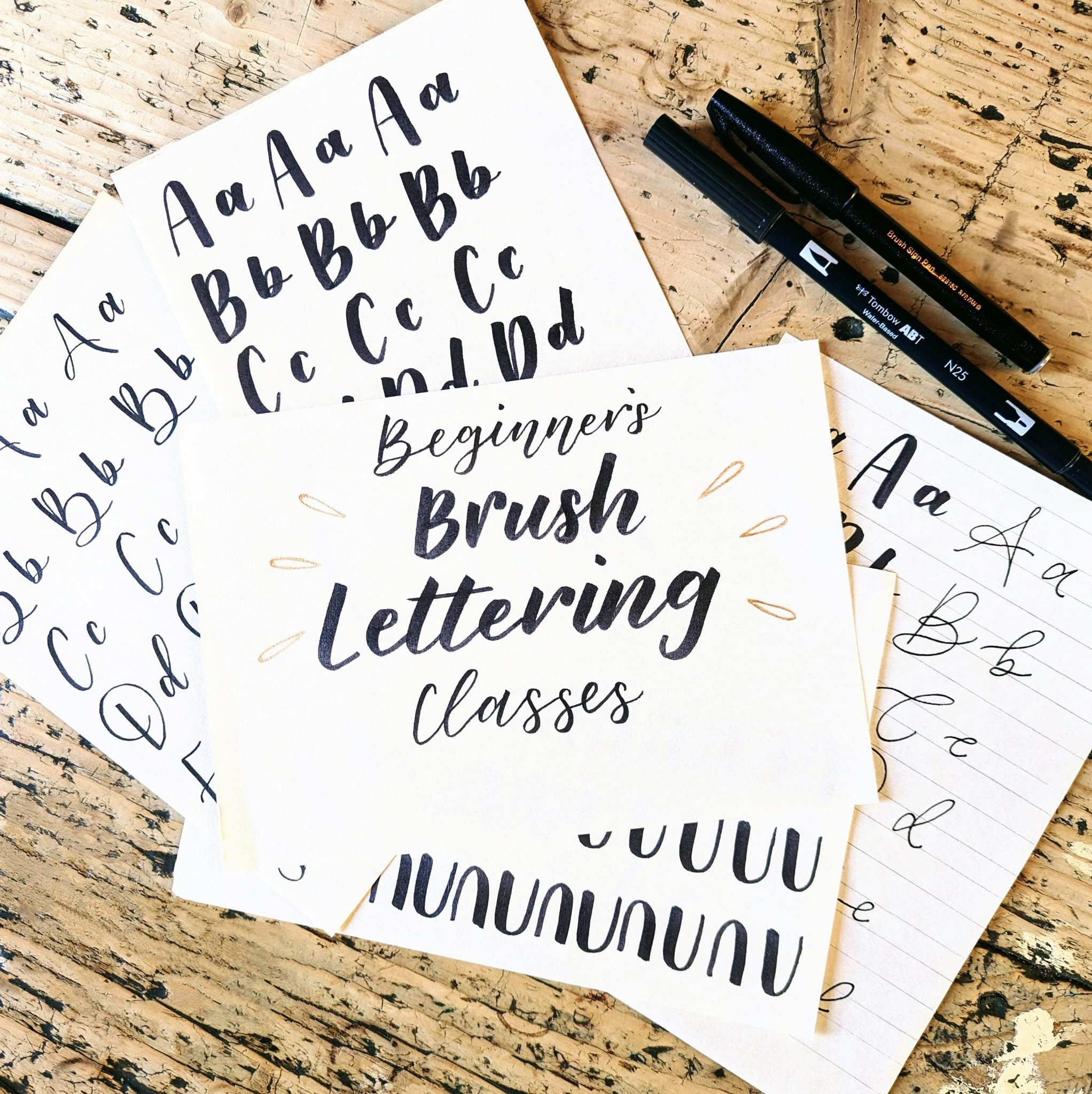 Brush Lettering for Beginners Workshop — Marmadukes