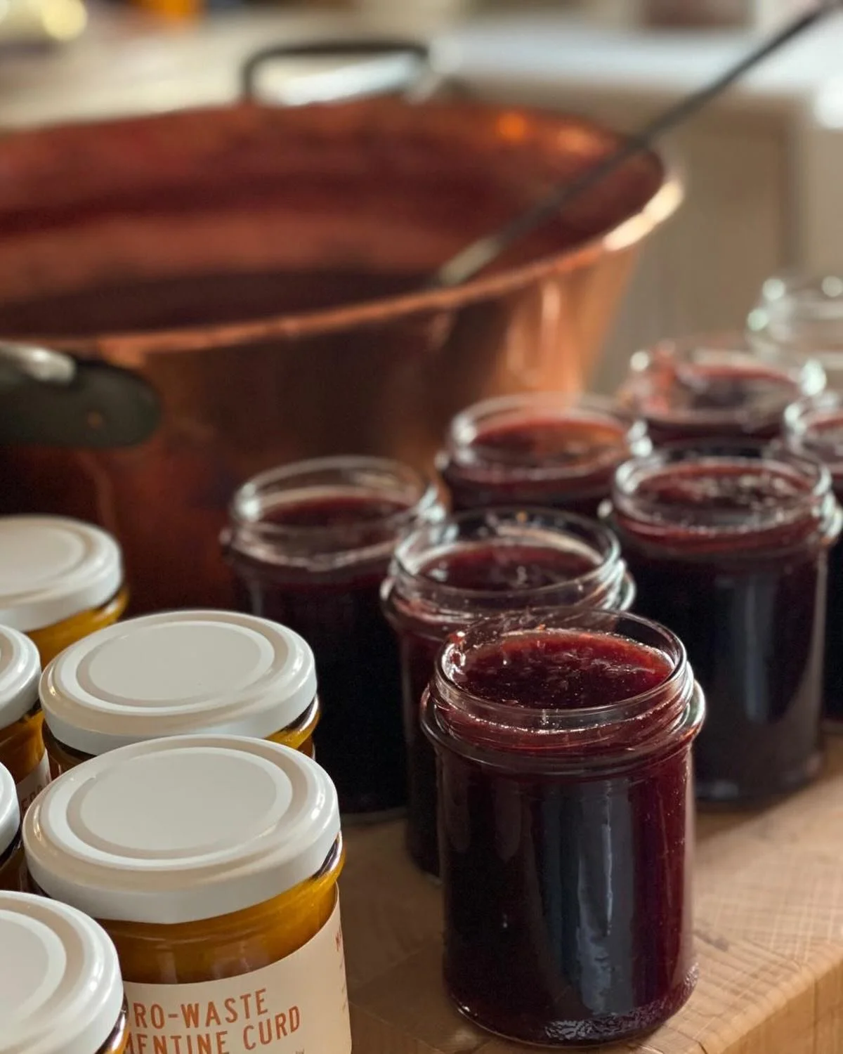 Best Made by Mum Preserves are back on the shelves. Marms owner Clare makes small batches with whole fruit on her Aga in Bakewell 🍓 🫐 🍊