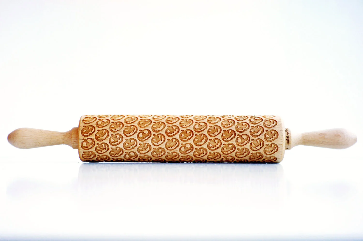 pumpkin rolling pin for embossed cookies