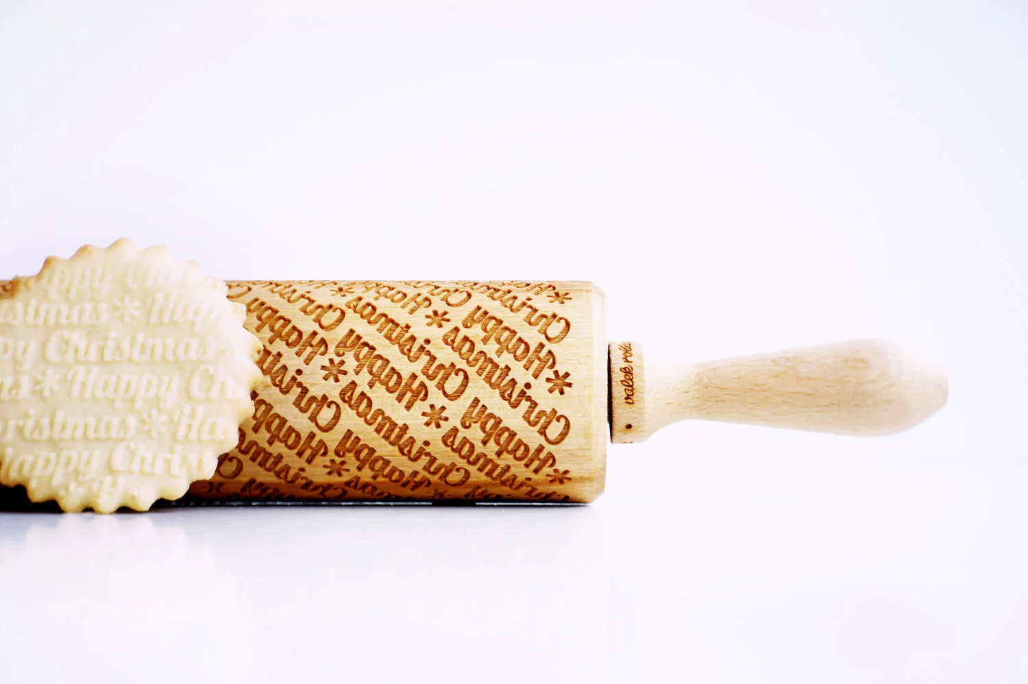 kaleidoscope pattern on wooden engraved rolling pin, unique gift, flower pattern, flower rolling pin, folk pattern on cookies, folklore flowers,gift, best gifts for woman, best gifts for anniversary