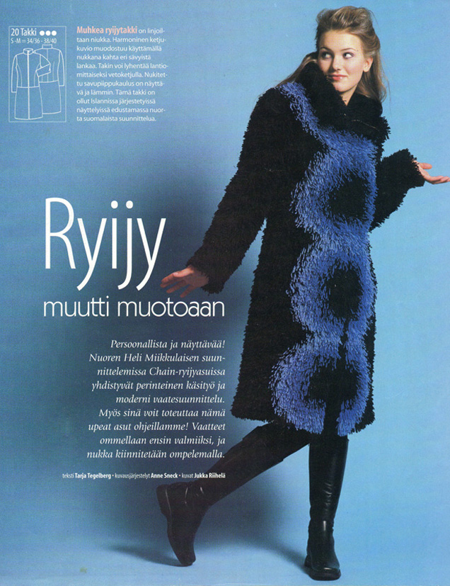 Photo: Suuri Kaistyolehti - Issue 1/2001