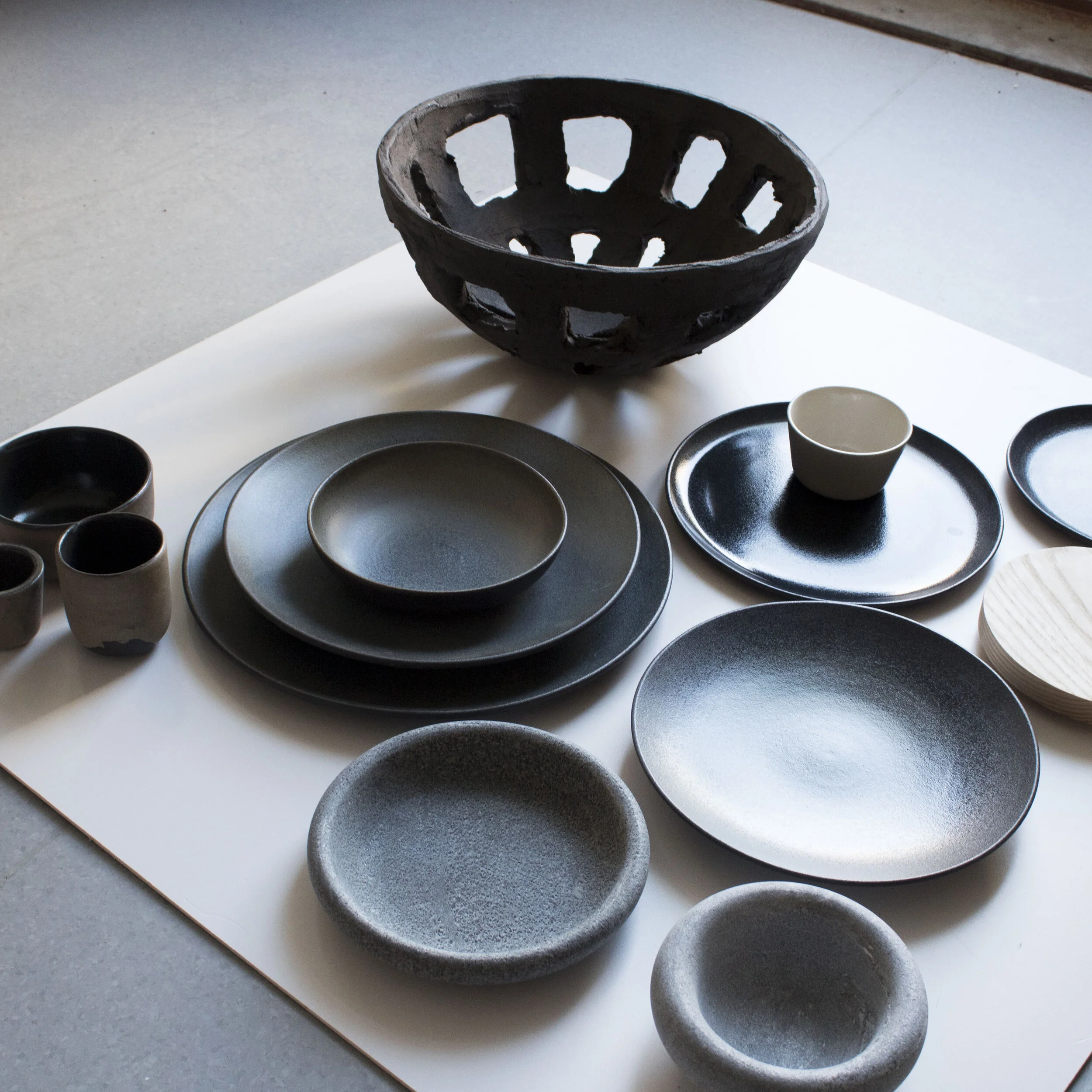 After-ski tableware.