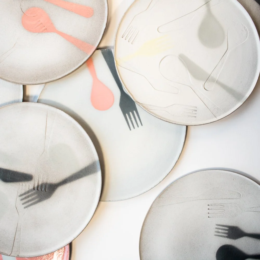 Knives and forks. And spoons.
