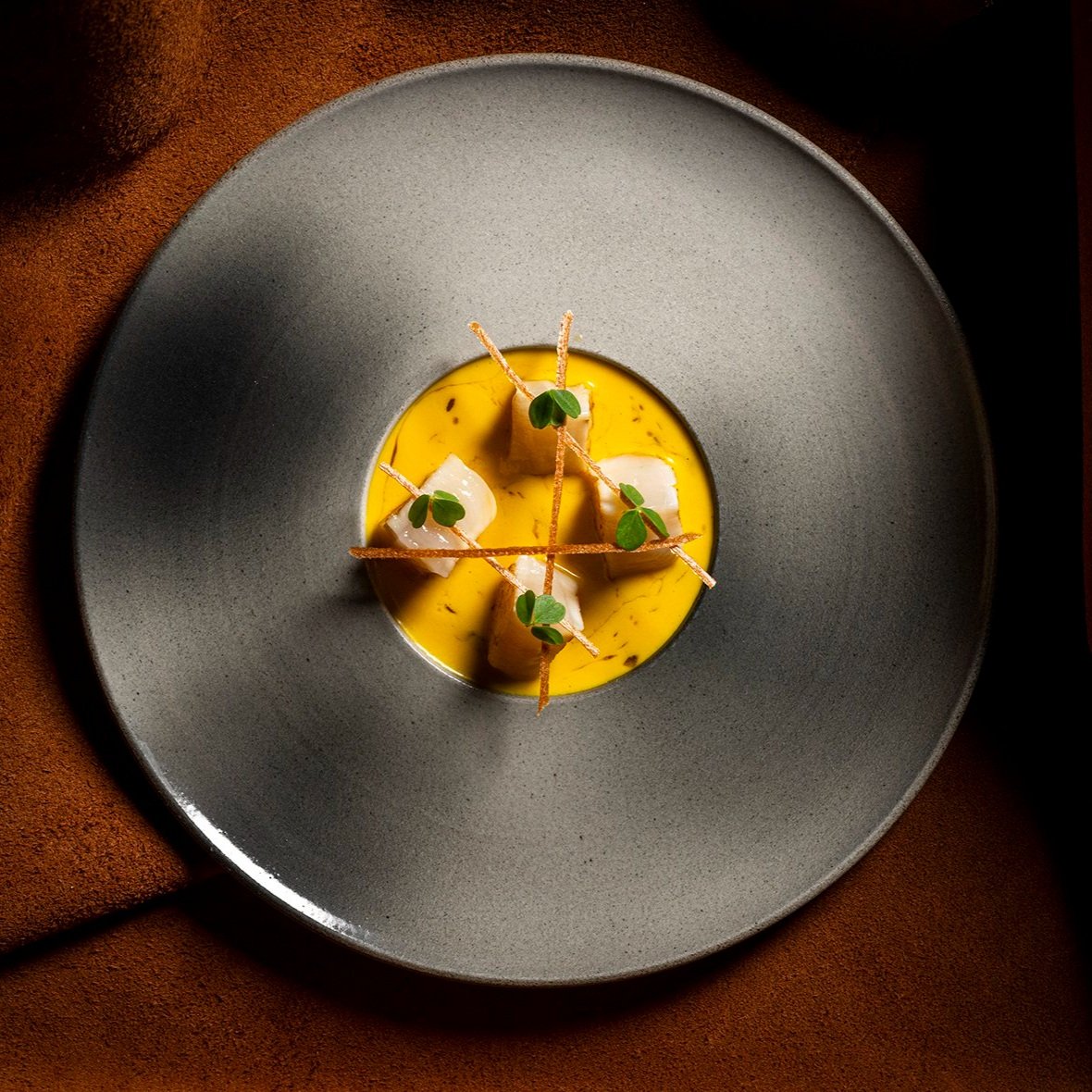 The art gallery plate. 