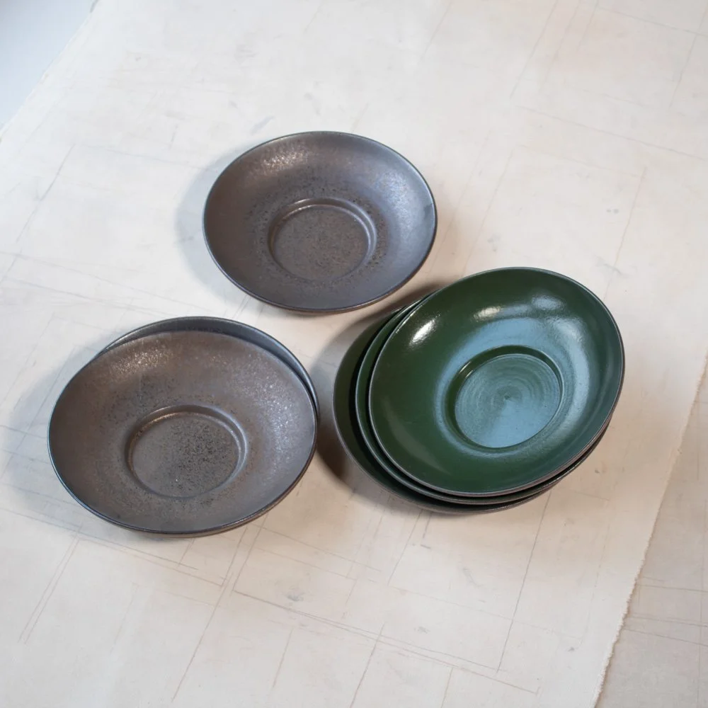 Set of 6 Vals plates - diameter 20 cm