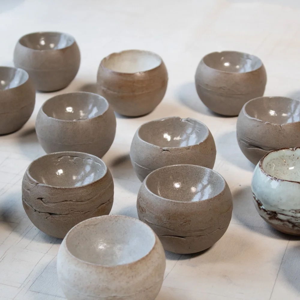 Set of 14 compact Orb bowls - diameter 9 cm